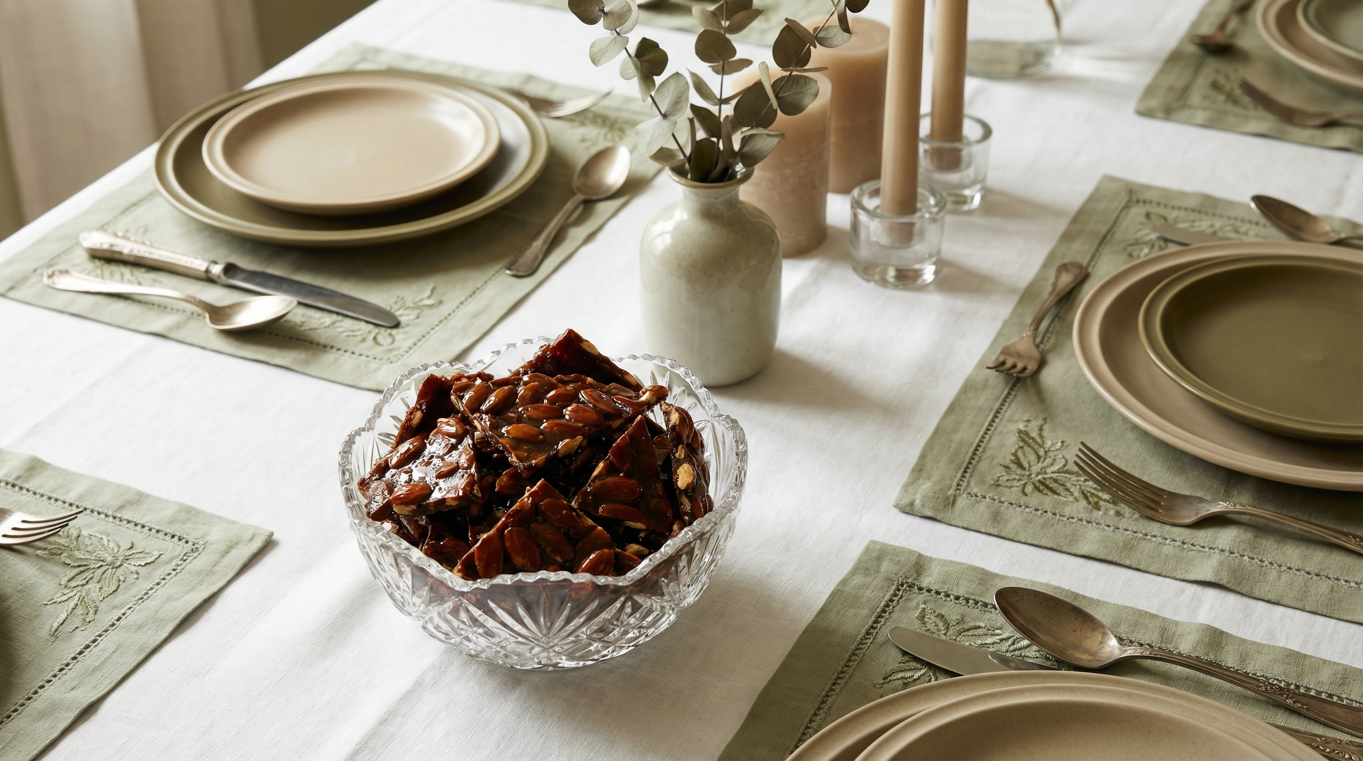 Coffee-Spiced Almond Brittle