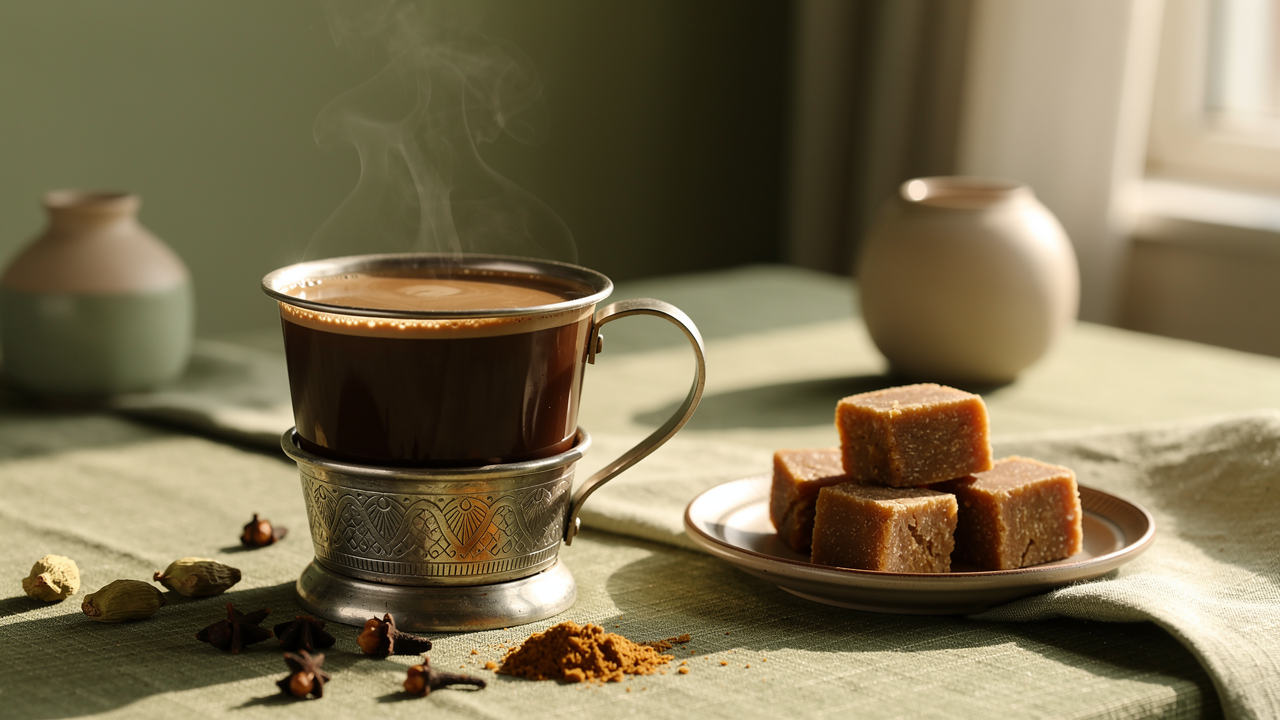 Spiced Jaggery Filter Coffee